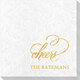 Refined Cheers Carte Embossed Napkins Image 2 of 5